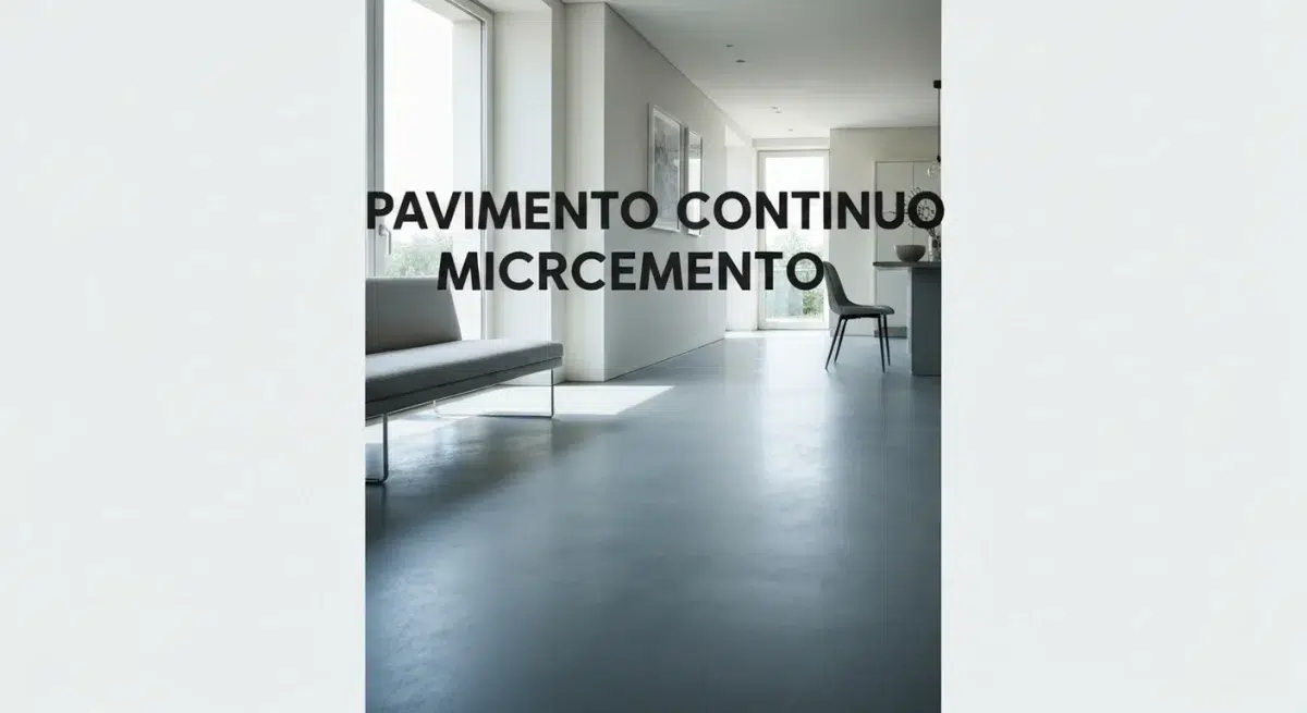 Come progettare: pavimento continuo microcemento – Design contemporaneo