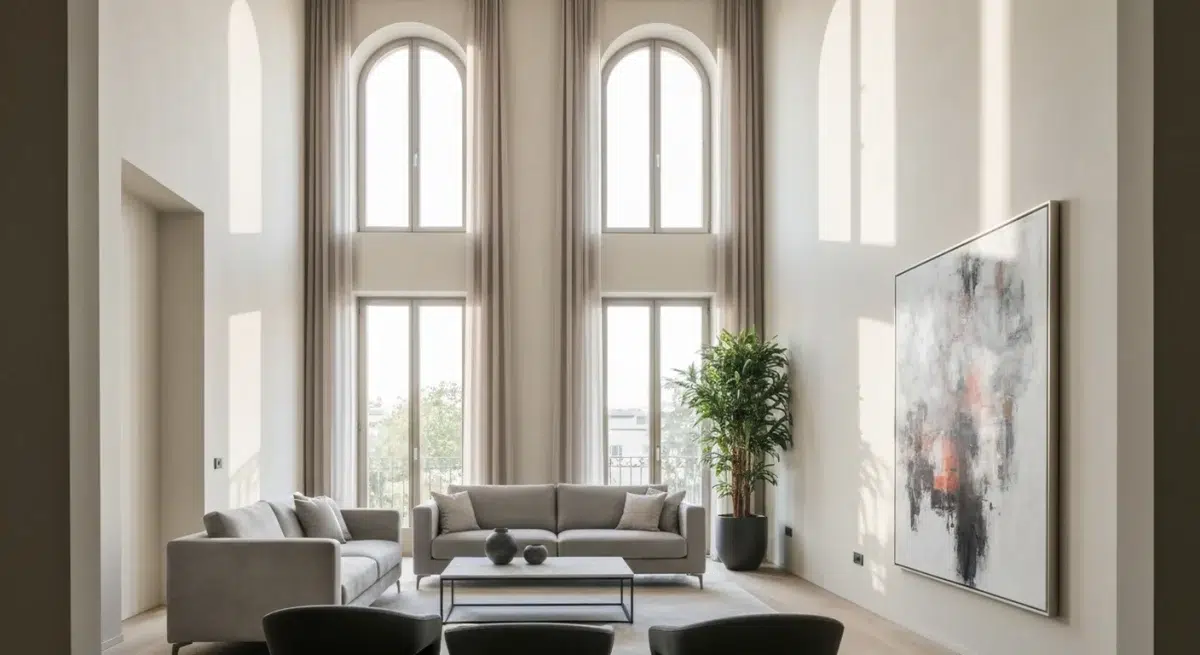 Minimalismo: soggiorno doppia altezza arredare – Consigli di design