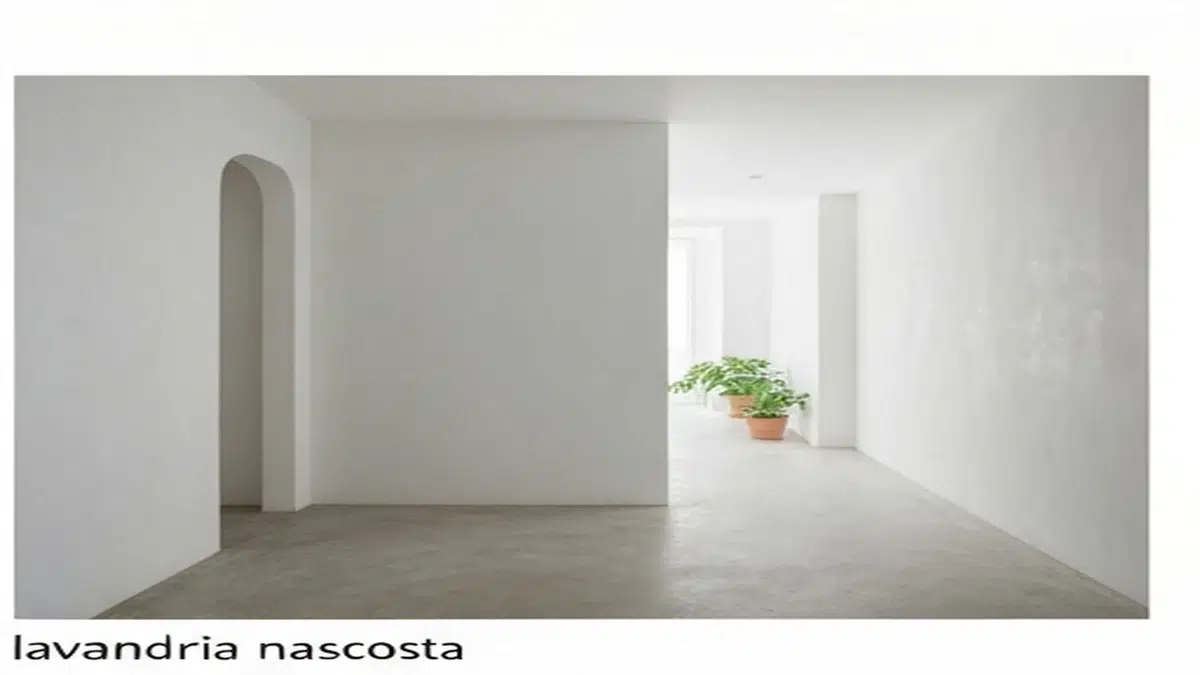 Innovazione nel design: lavanderia nascosta design compatto secondo Marco Valentini