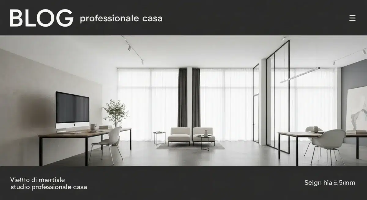 studio professionale casa design: La soluzione ergonomica perfetta