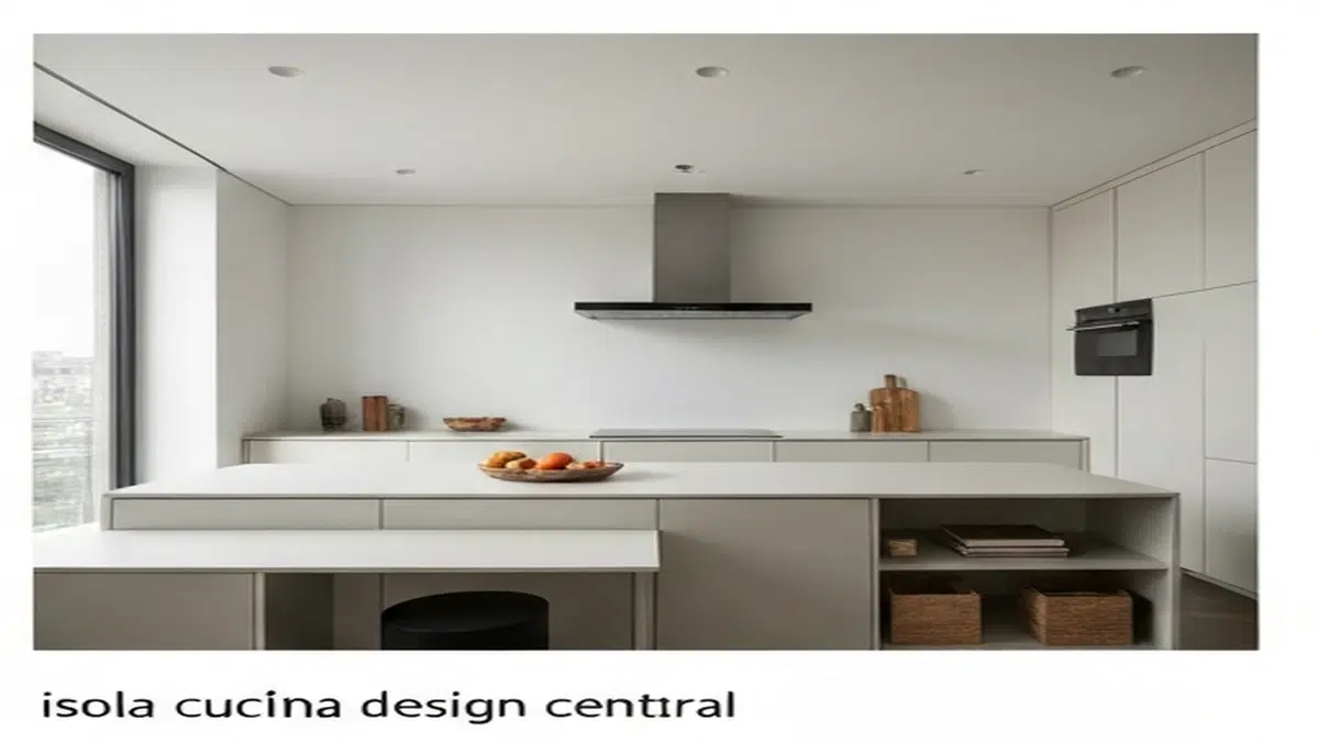 Lusso discreto: isola cucina design centrale con Silvia Monti